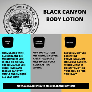 Black Canyon Acai Magnolia & Jasmine Scented Luxury Body Lotion With Lanolin and Jojoba Oil, 16 Oz (2 Pack)